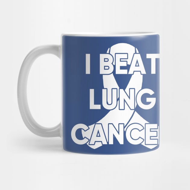 I BEAT LUNG CANCER by MarkBlakeDesigns